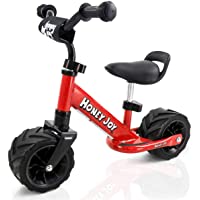 COSTWAY Bicicleta de Equilibrio Sin Pedal 66 x 55 x 38 cm Balance de Bicicleta para Niños Sillín Manillar Altura…